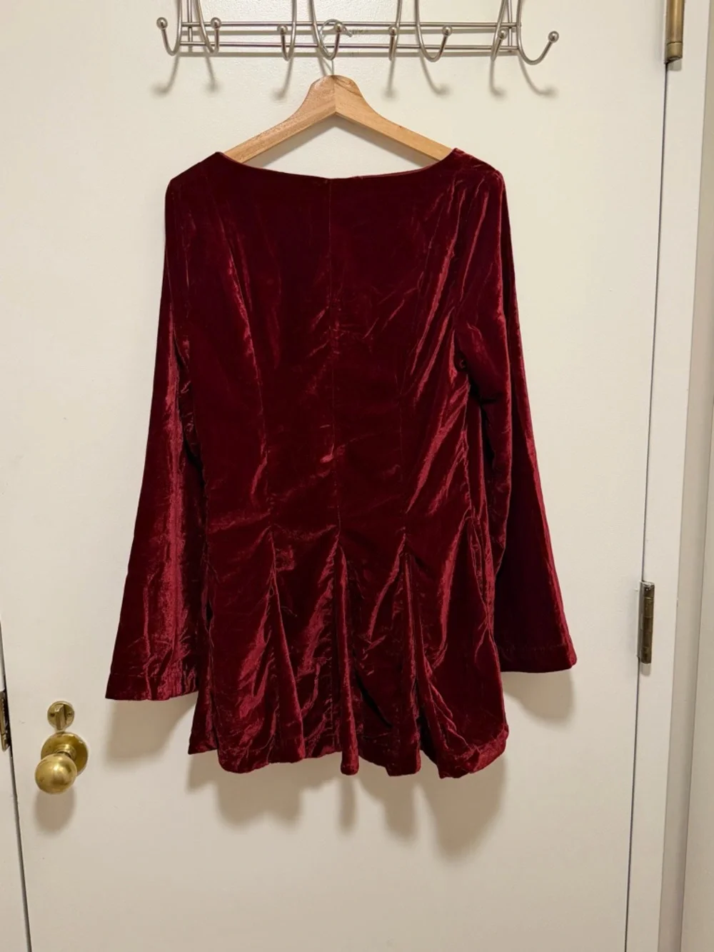 Free People Velvet Lace-Up mini velvet dress, NWT see listing - Picture 11 of 16